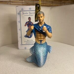 DECEMBER  DIAMONDS Nurse Six Pack Merman Ornament